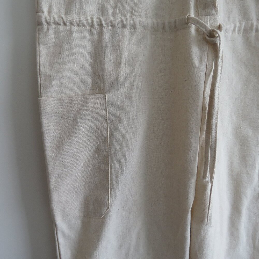 PRINCESS POLLY Linen Blend Utility Boilersuit Jumpsuit in Oatmeal - Size US 4 - Picture 10 of 16